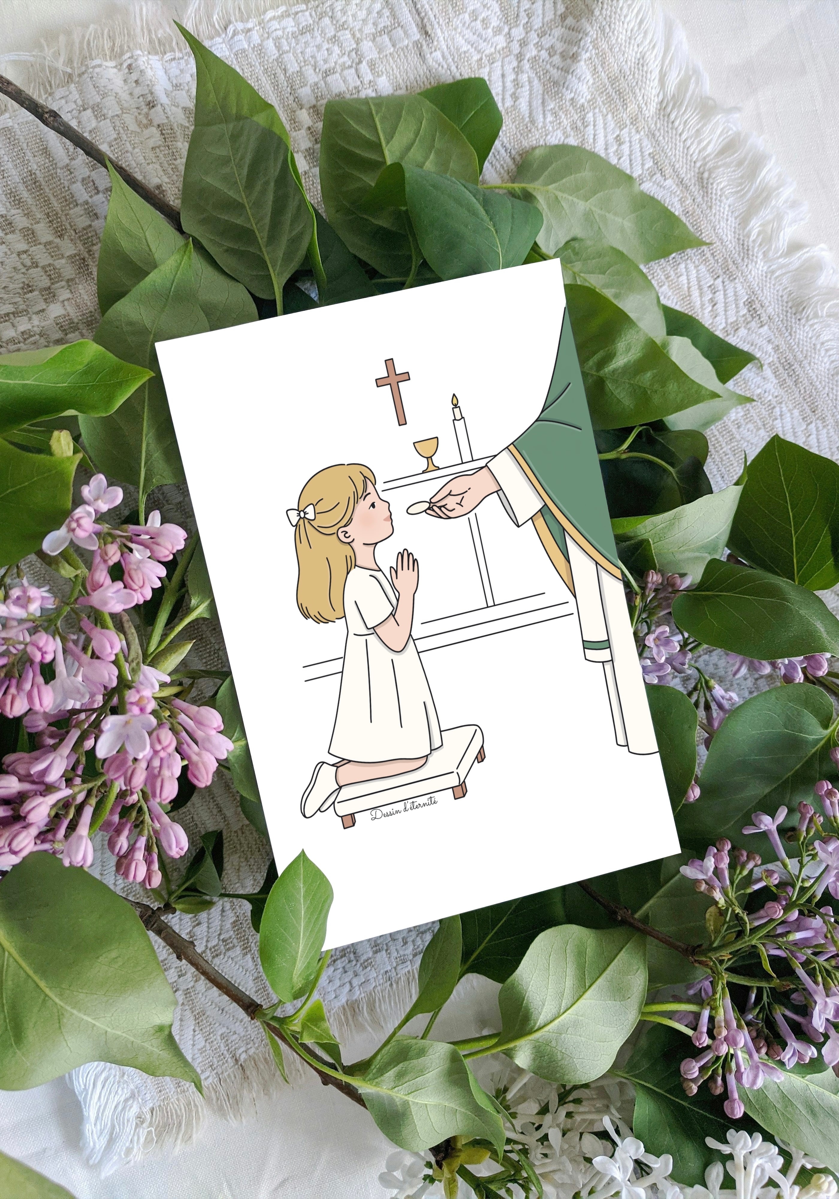 Signets première communion fillette