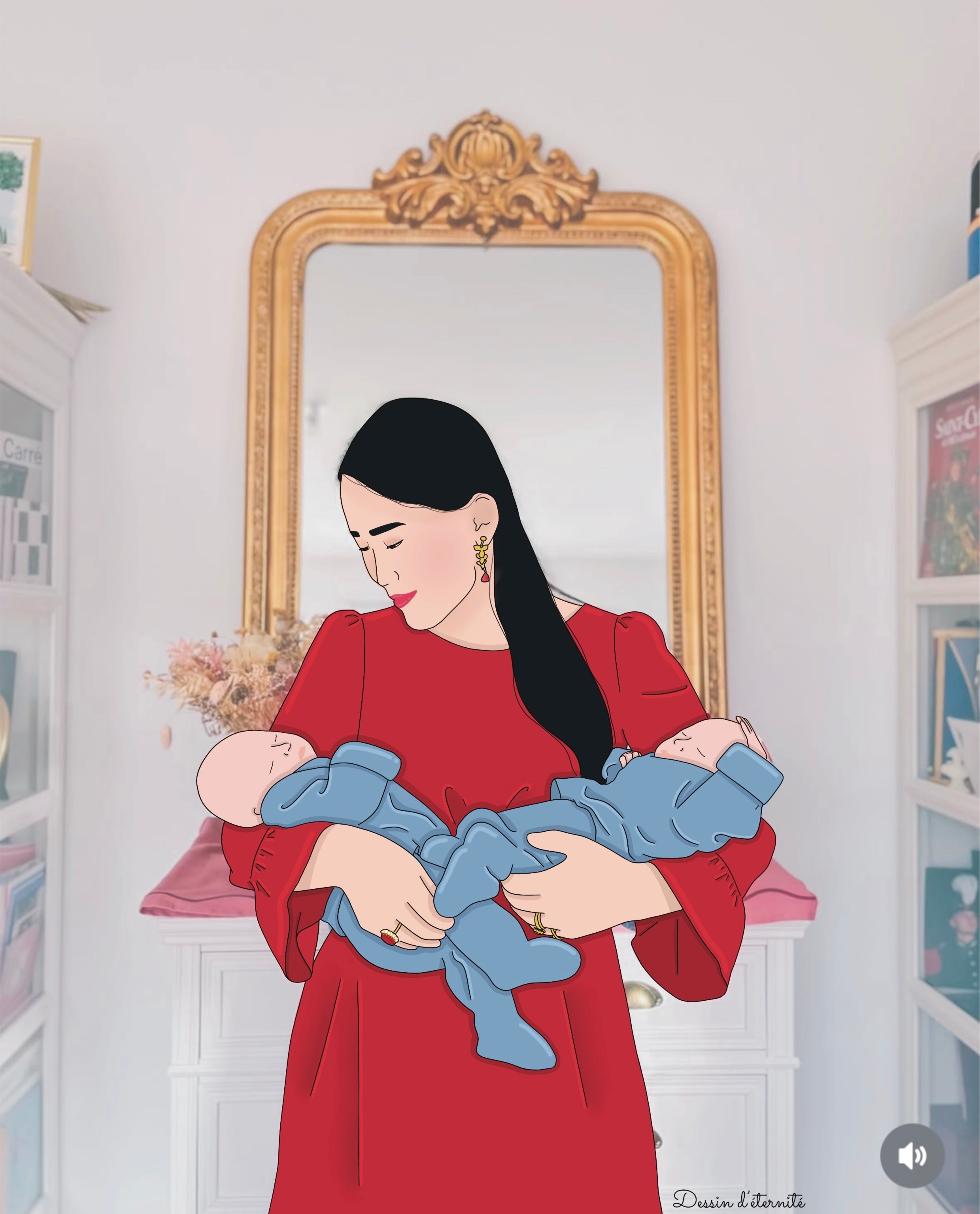 Illustration sur-mesure de 1 pers et +