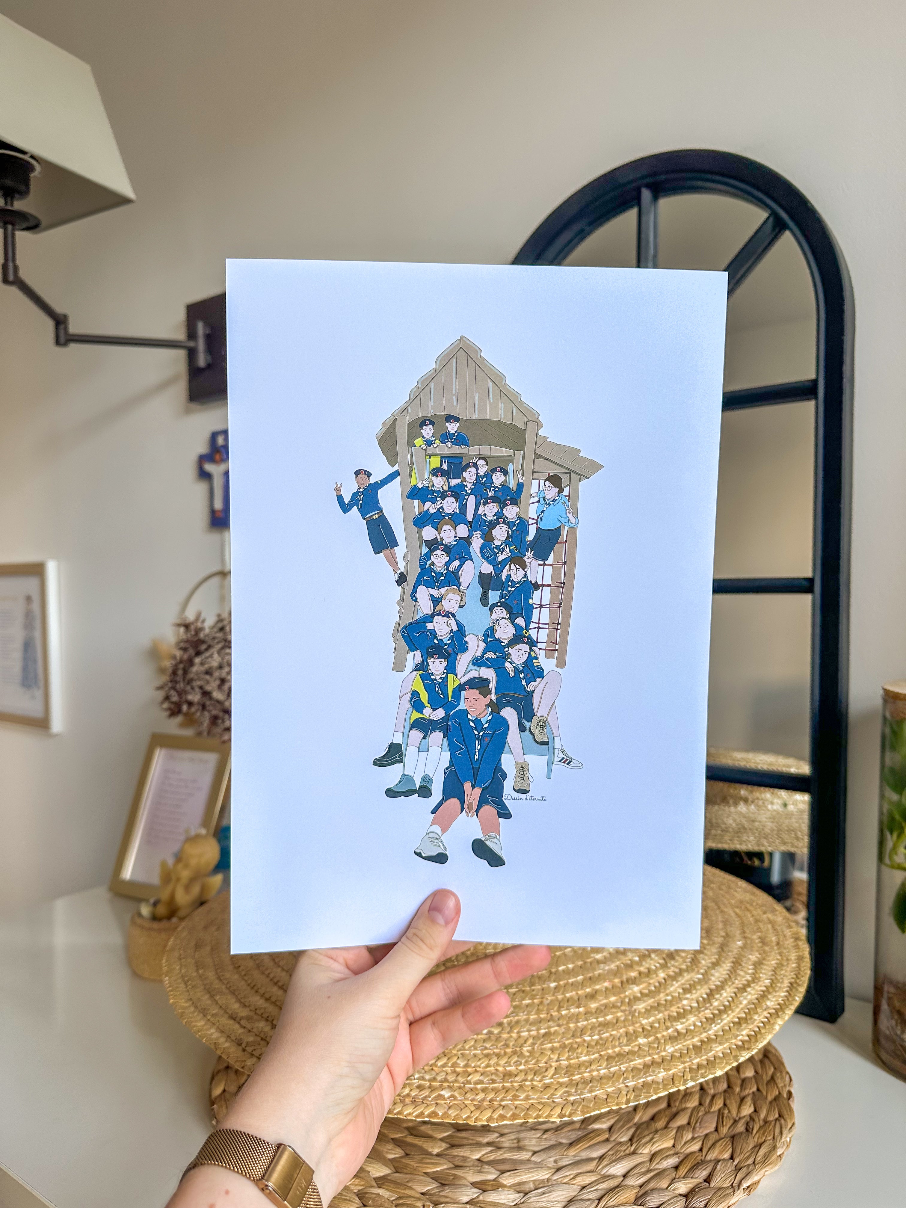 Illustration sur-mesure de 1 pers et +