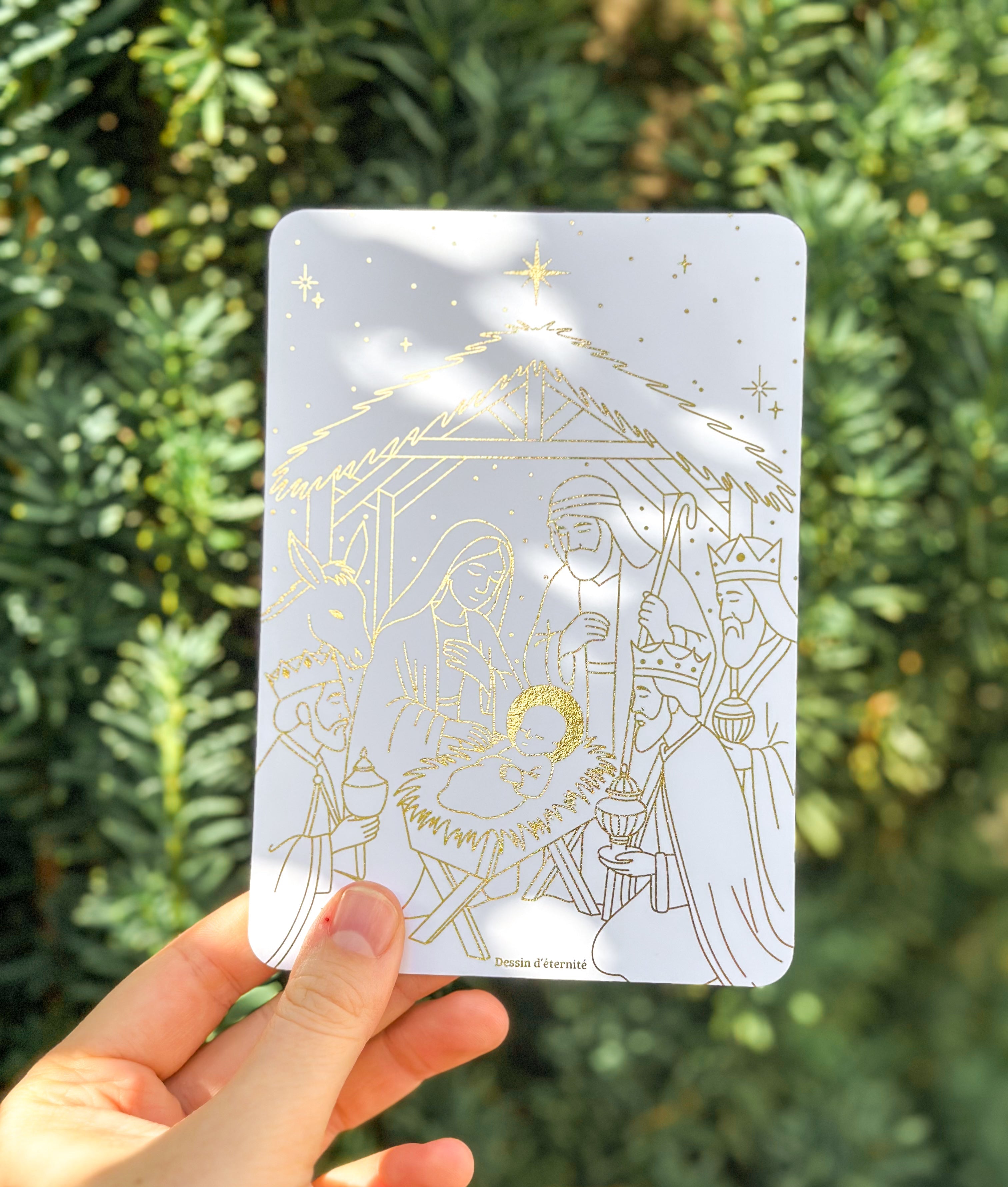 Crèche scintillante