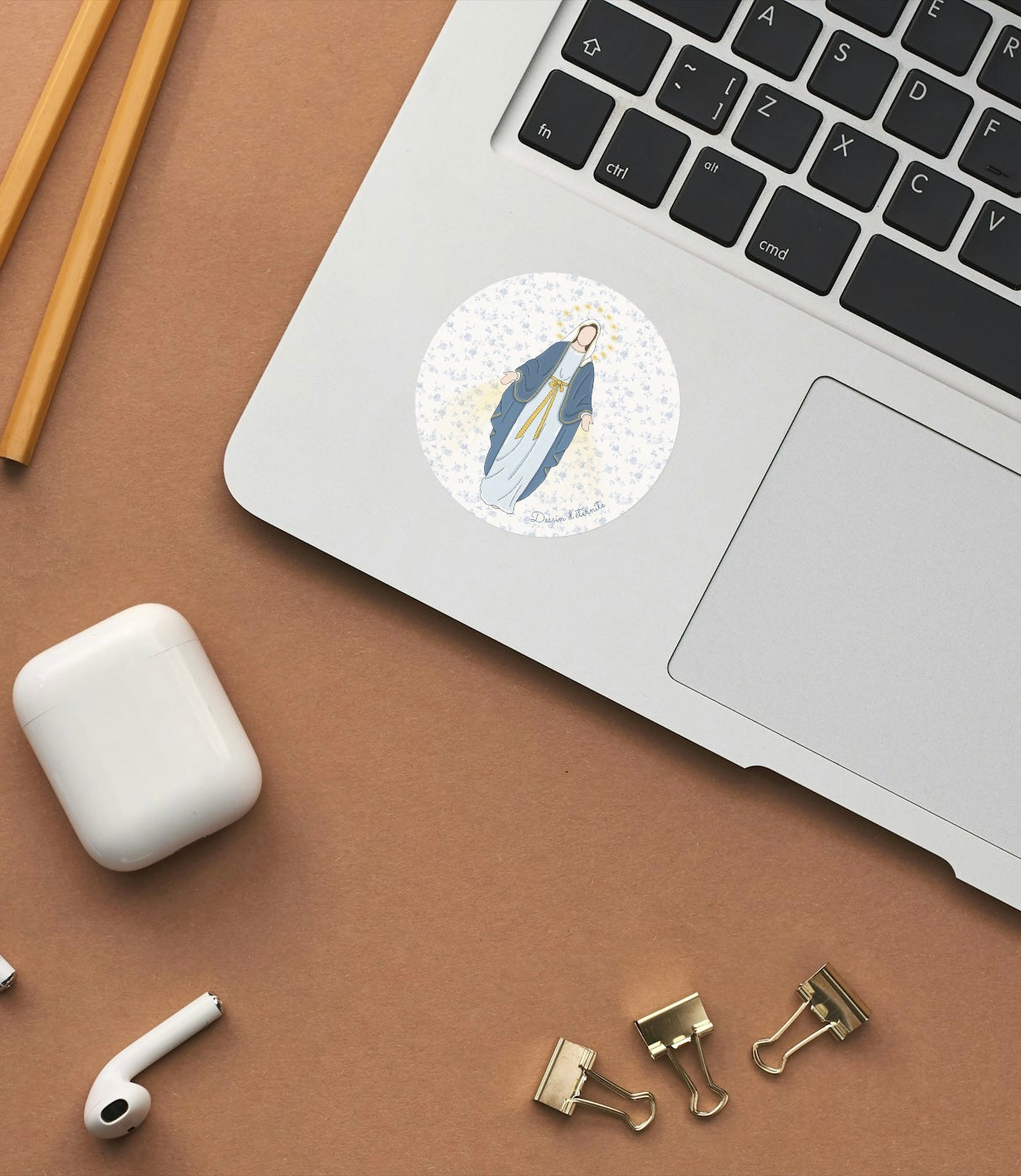 Autocollant Vierge Marie