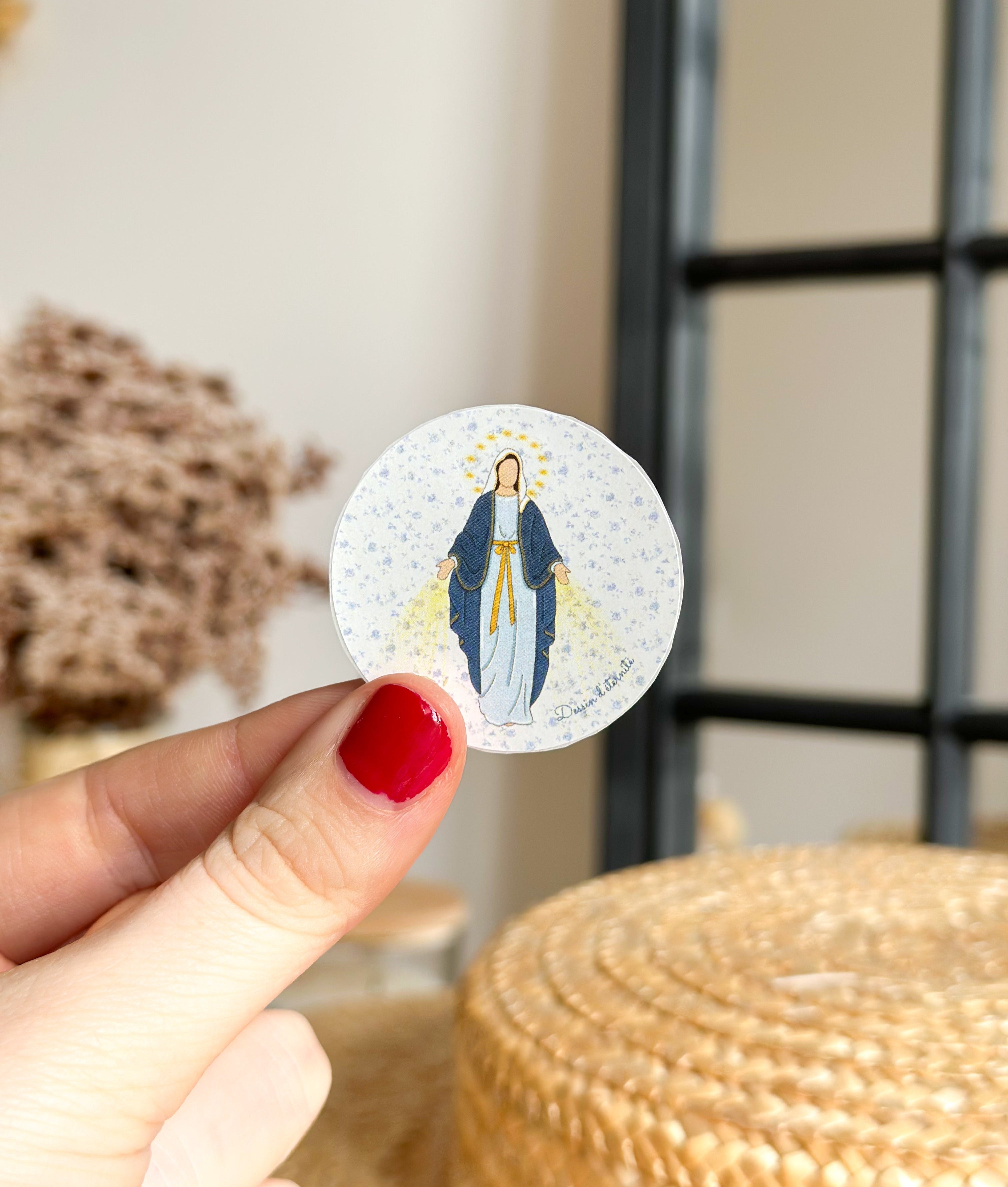 Autocollant Vierge Marie